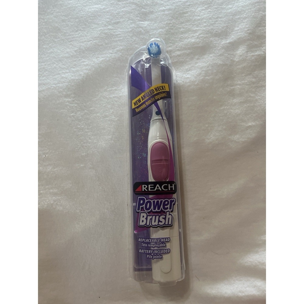 Reach Power Brush w/ 1 Head Powerbrush Toothbrush Unused 2002 VINTAGE 716467